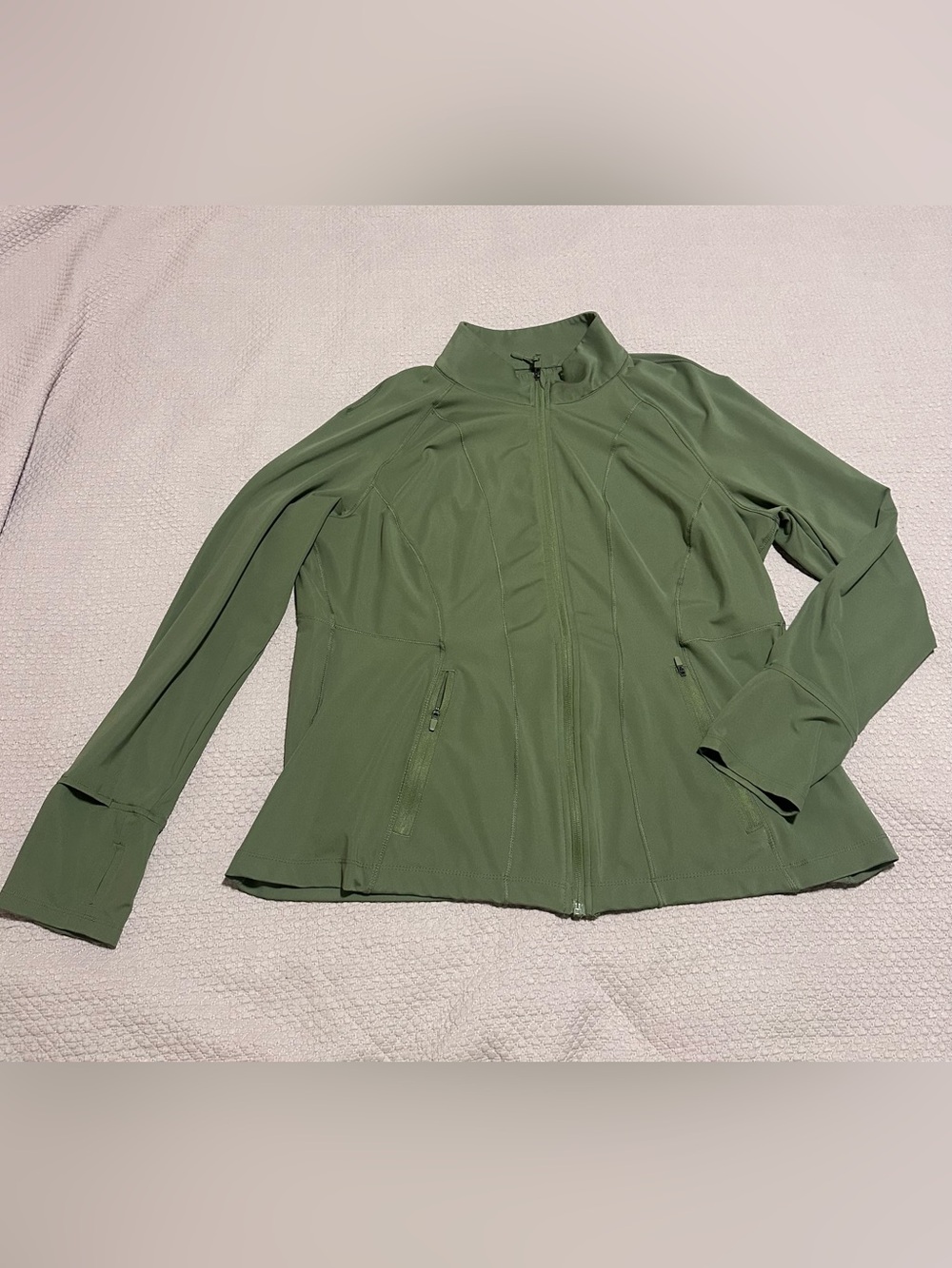 Avia size XXXL Olive Green Zip-Front Utility Jacket